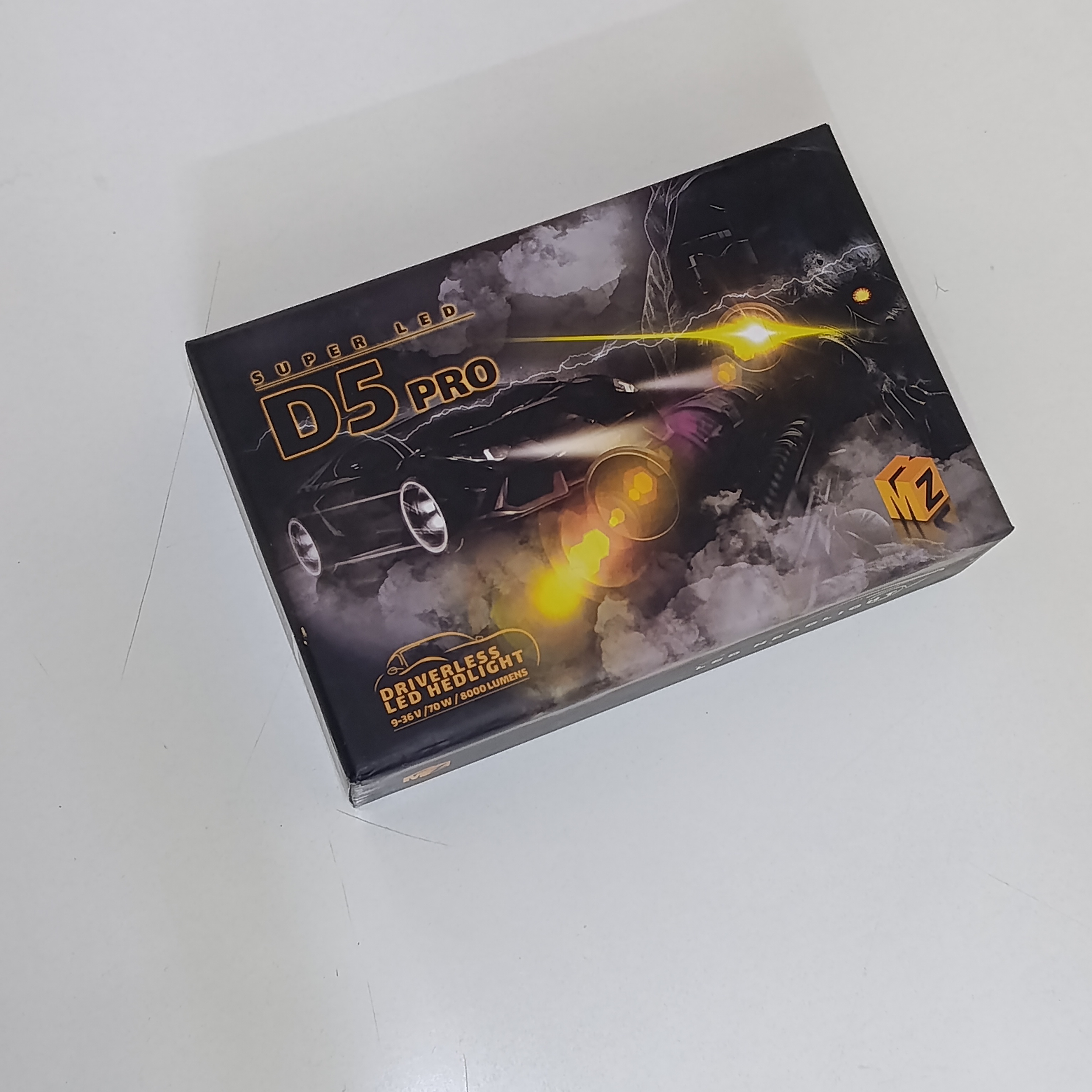 هدلایت mzmمدل D5PRO  سفید پایه h7